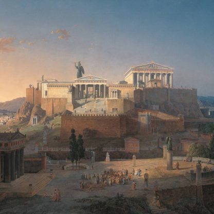 Akropolis, Leo von Klenze, 1846 (detail)