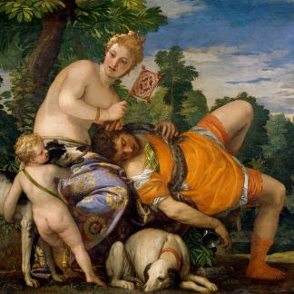 Venus and Adonis, Veronese. Prado